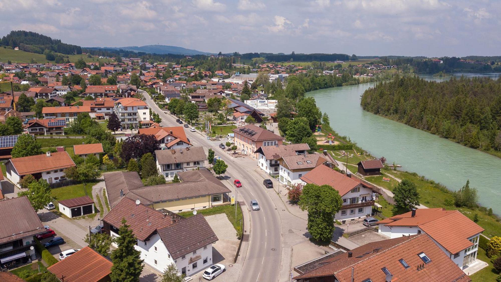 Freundliche Ferienwohnung Allgaeu Am See Munich Castle Lechbruck Εξωτερικό φωτογραφία